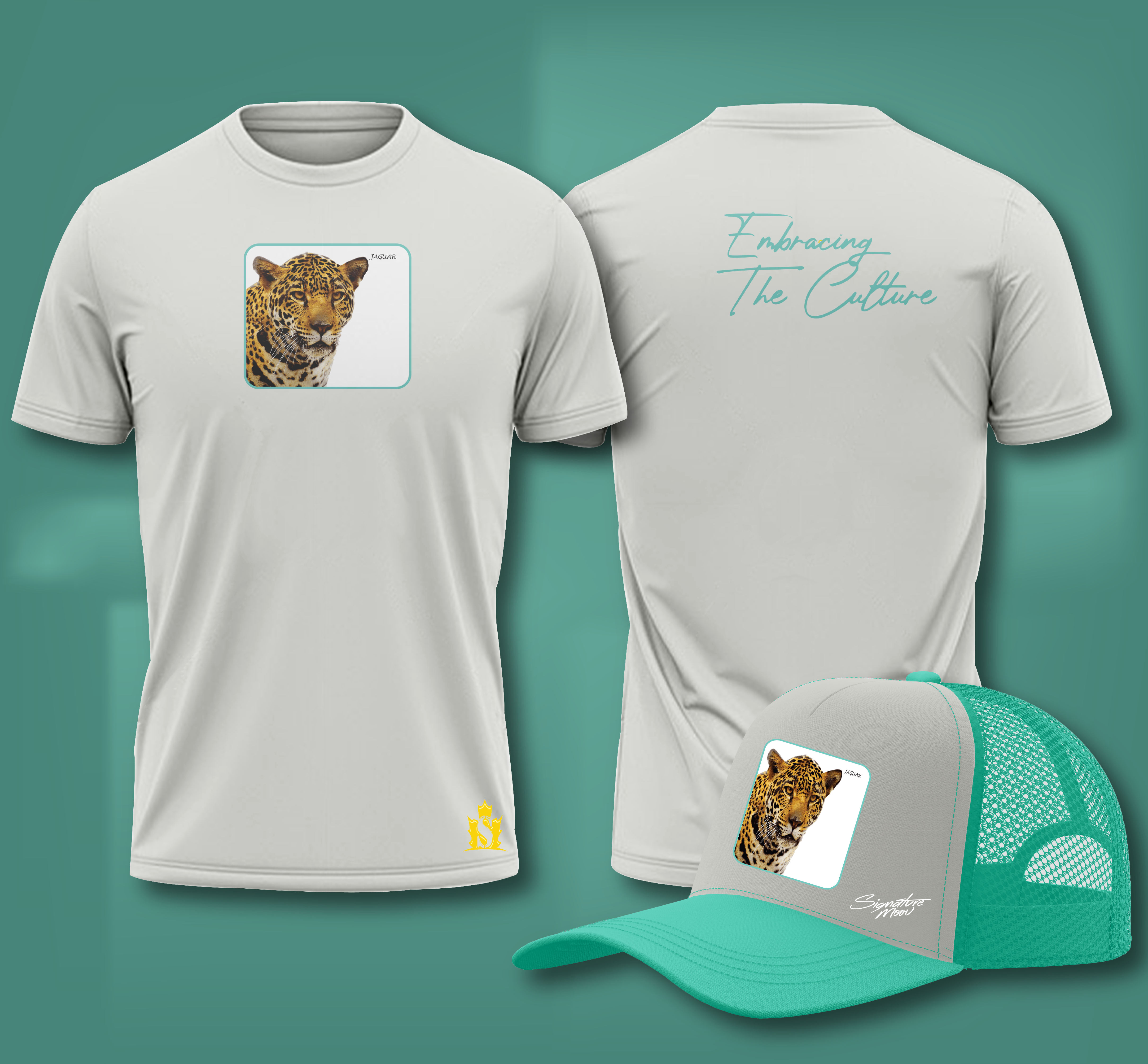 Signature Menta Jaguar T-Shirt