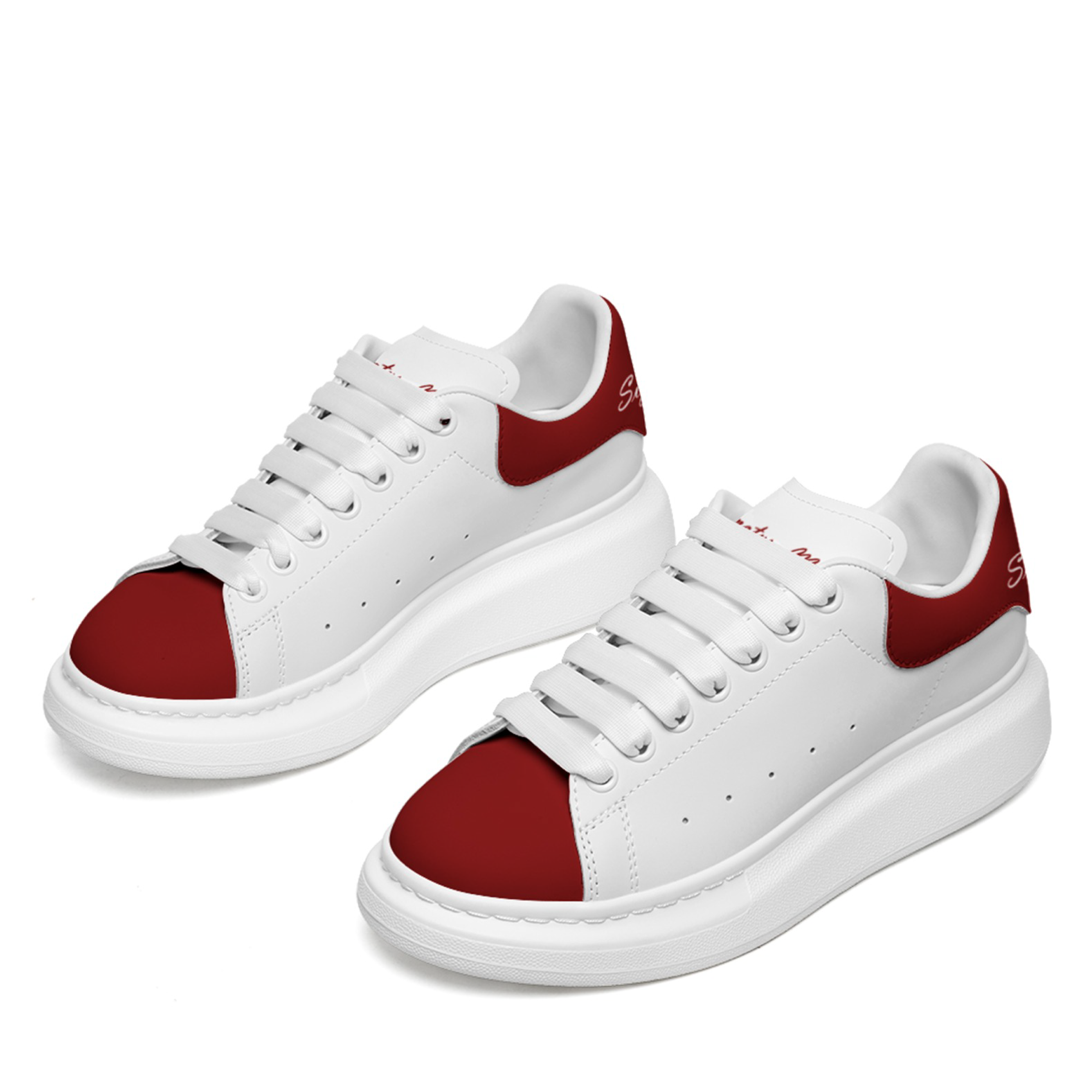 Signature M3 Sneakers (Maroon)
