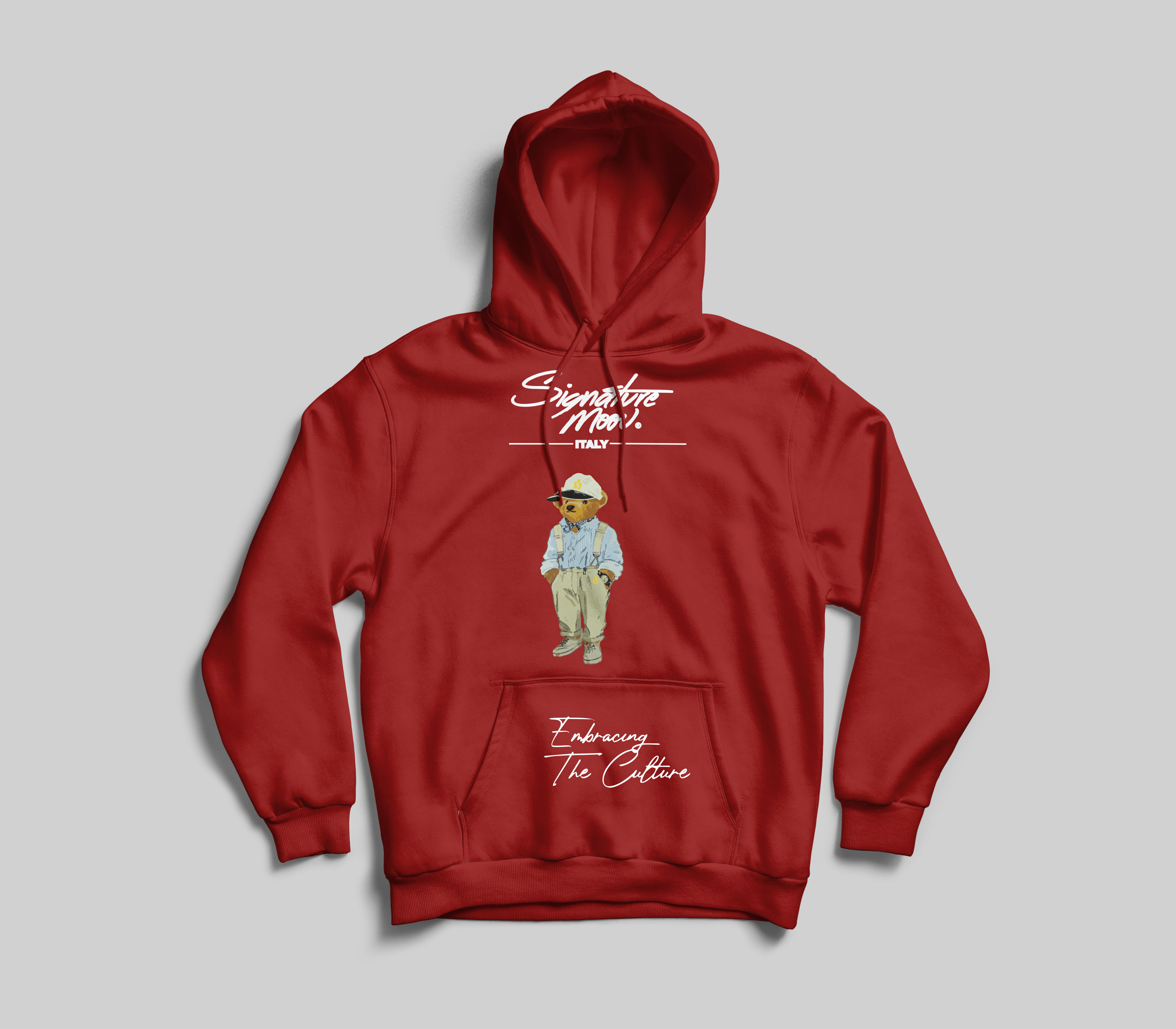 Classic Bear Red Hoodie